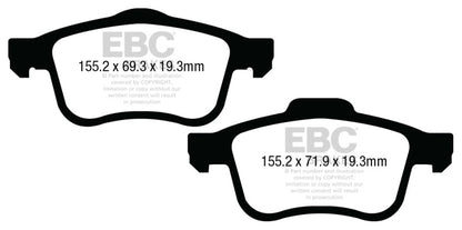 EBC Disc Brake Pad Set UD1721 Photo - Primary