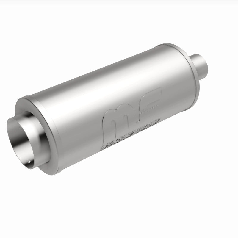 MagnaFlow 6" Round Center/Center Performance Muffler With Tip 14846 360 Degree Image Set