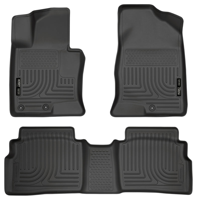 Husky Liners 11-12 Hyundai Sonata WeatherBeater Combo Black Floor Liners (3pc) 98851 Photo - Primary