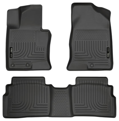 Husky Liners 11-12 Hyundai Sonata WeatherBeater Combo Black Floor Liners (3pc) 98851 Photo - Primary