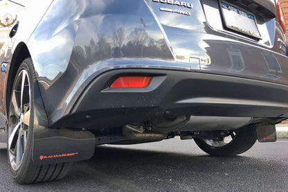 Rally Armor 2017+ Subaru Impreza UR Black Mud Flap w/ White Logo MF45-UR-BLK/WH User 3