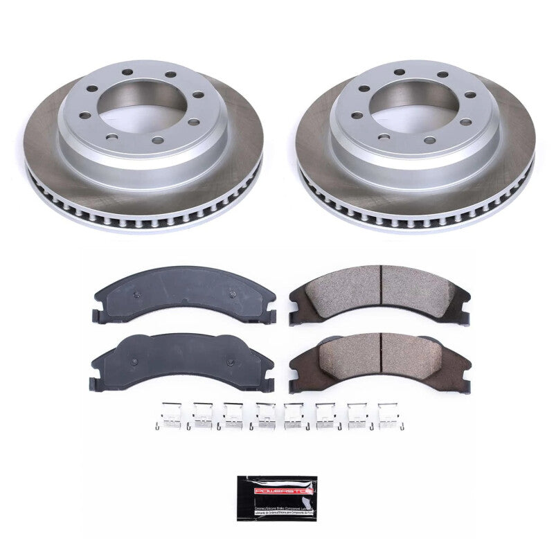 PowerStop Power Stop 17-18 Ford E-450 Super Duty Rear Semi-Coated Rotor Kit SC4718 SC4718 Photo - Primary