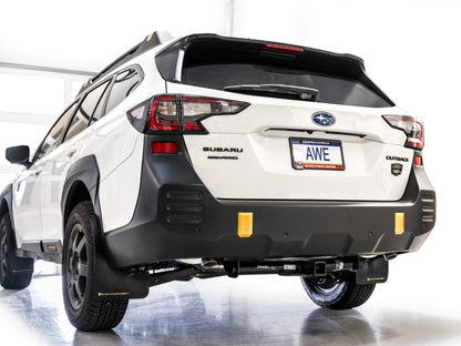 AWE Tuning AWE 20-25 Subaru Outback (Wilderness & XT) 0FG Catback Exhaust w/Dual BashGuards 3015-38246 3015-38246 Photo - Mounted