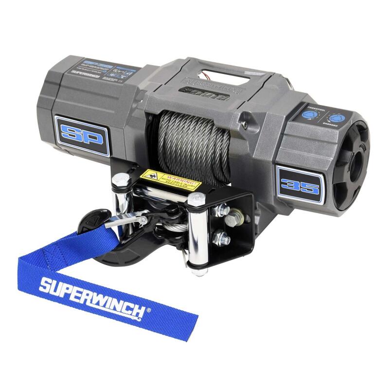 Superwinch 3500lb Winch 40ft Steel Rope Roller Fairlead 1135240 1135240 Photo - Primary