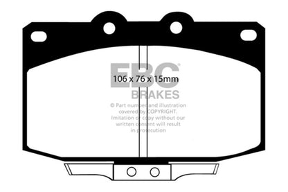 EBC Disc Brake Pad Set DP3763C Photo - Primary