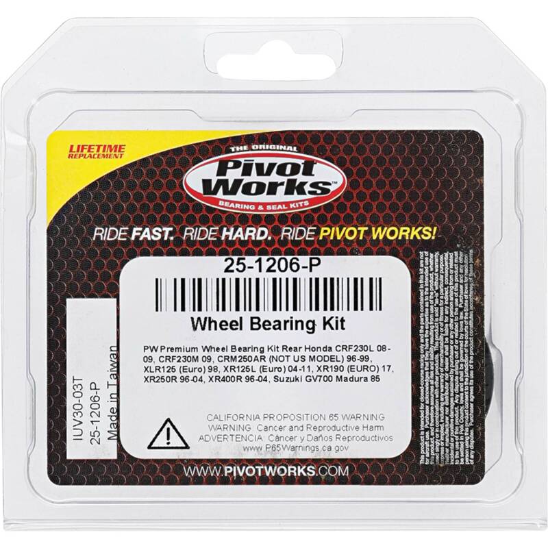 Pivot Works Pw Premium Wheel Bearing 25-1206-P 25-1206-P Photo - Primary