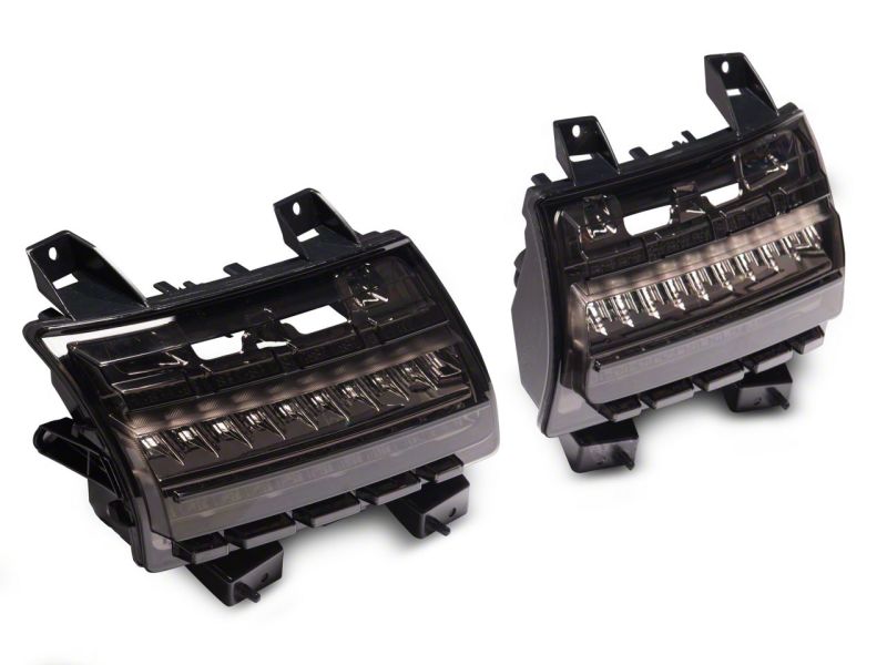 Raxiom 18-23 Jeep Wrangler Factory Halogen Axial Series LED Side Marker Lights- Smoked J166910 J166910 Photo - Close Up