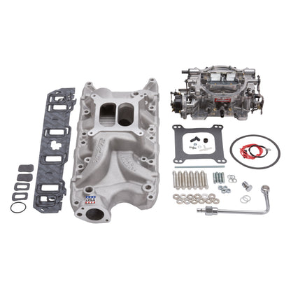 Edelbrock Manifold And Carb Kit, Performer Rpm, Small Block Ford, 289-302, Natur 2032 Photo - Primary