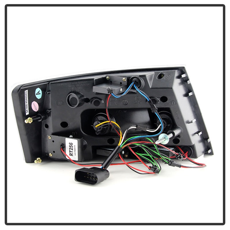 Spyder Audi A6 05-08 4Dr Sedan Only Version 2 Light Bar LED Tail Lights Blk ALT-YD-AA605V2-LBLED-BK 5080769 5080769 Photo - Unmounted