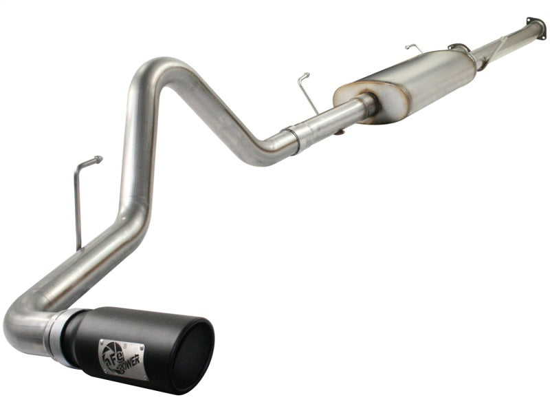 aFe MACH Force-Xp 3in Stainless Steel Cat-Back Exhaust System w/Black Tip: 49-46008-B Photo - Primary