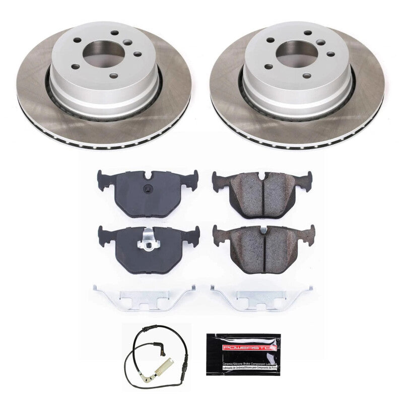 PowerStop Power Stop 2008 BMW 535xi Rear Semi-Coated Rotor Kit SC5491 SC5491 Photo - Primary