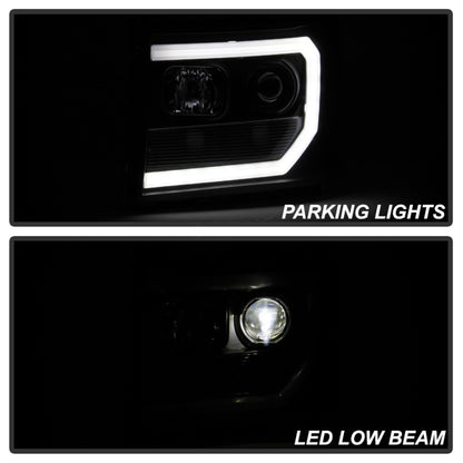 Spyder GMC Sierra 1500/2500/3500 07-13 Denali 08-13 LED Headlights Blk PRO-YD-GS07V2PL-BK 5087522 5087522 Photo - Unmounted