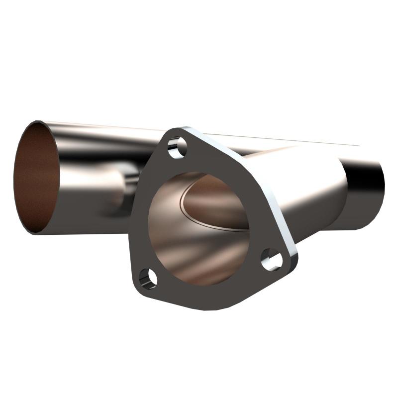 QTP 2.5in Weld-On QTEC Exhaust Cutout Y-Pipe 10250 10250 Photo - Primary