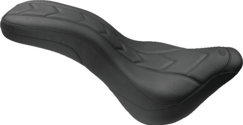 Mustang Motorcycle Wide Vntge Seat W/Bkrest Vaqro 79686 79686 Photo - Primary