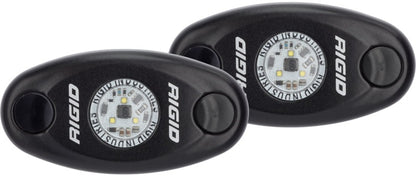 Rigid Industries A-Series Light - Black - Low Strength - Cool White - Set of 2 482033 482033 Photo - Primary