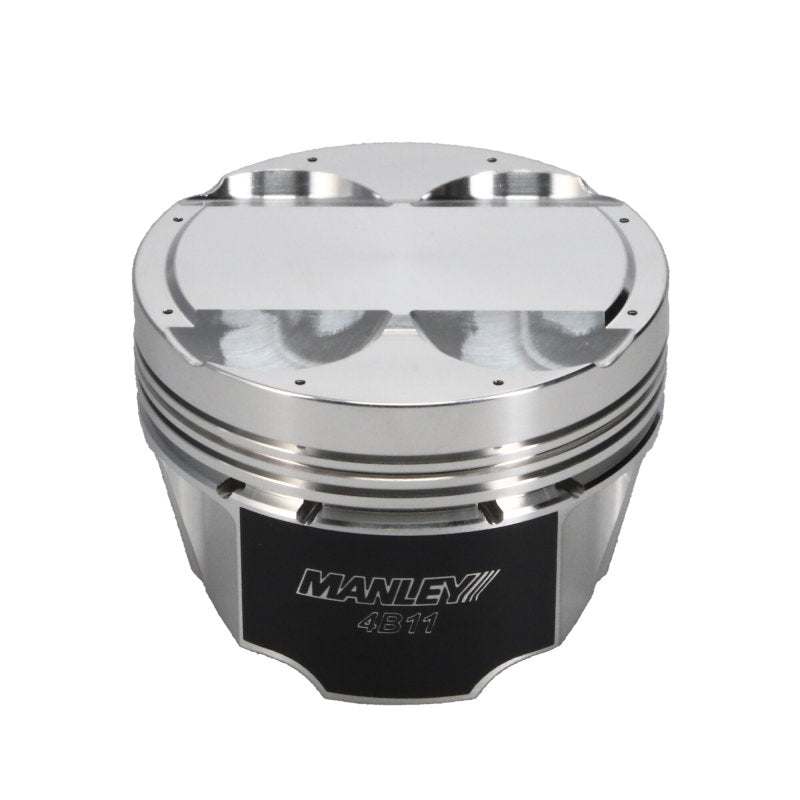 Manley 08+ Mitsubishi 4B11T 86mm STD -5cc Dome 9.0:1 CR Platinum Series Piston Set w/ Rings 614200CE-4 614200CE-4 User 3