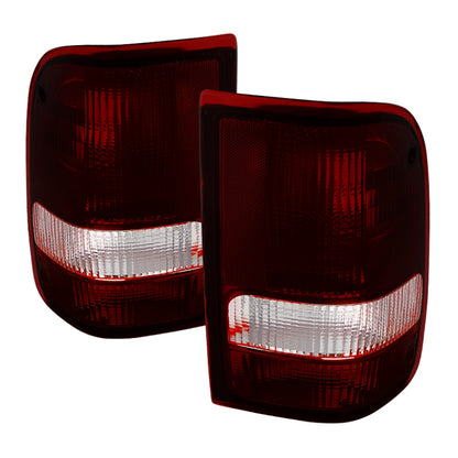 SPYDER Xtune Ford Ranger 93-97 OE Style Tail Lights Red Smoked ALT-JH-FR93-OE-RSM 9030574 9030574 Photo - Primary