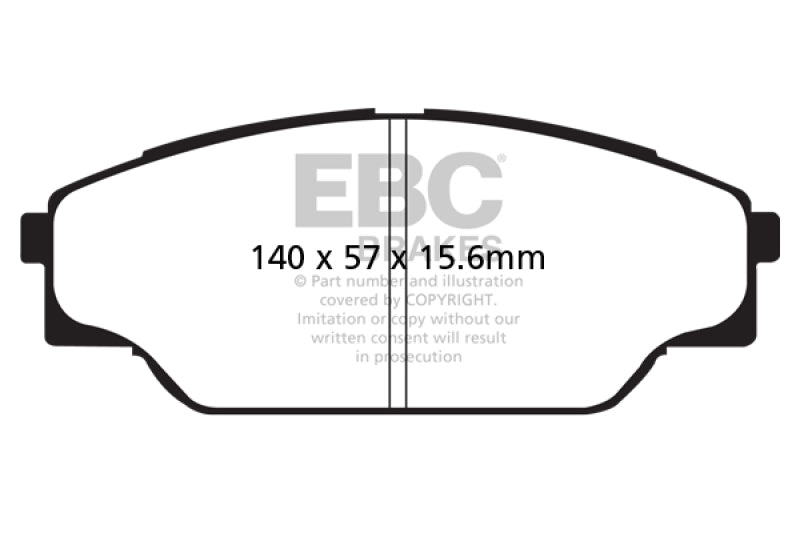 EBC Disc Brake Pad Set DP61713 Photo - Primary
