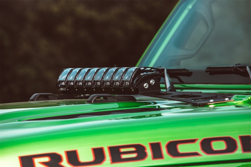 Rigid Industries 2018 Jeep Wrangler JL Adapt Hood Mount Fits 20" Adapt 41665 41665 Photo - Mounted