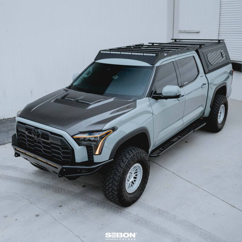 Seibon 22-24 Toyota Tundra / 23-24 Toyota Sequoia RR-Style Carbon Fiber Hood HD23TYTU-RR HD23TYTU-RR User 1