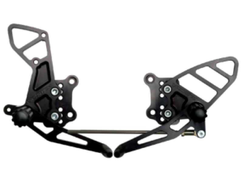 Vortex Racing 03-07 Suzuki SV1000 S,03-10 SV650 Adjustable Rearsets- Black RS505K RS505K Photo - Primary