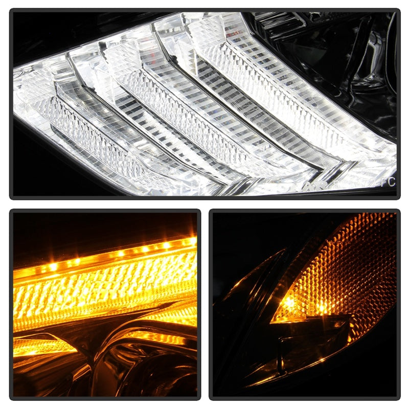 Spyder 15-18 Ford Focus Projector Headlights - Seq Turn Light Bar - Chrome PRO-YD-FF15-LBSEQ-C 5086457 5086457 Photo - Unmounted