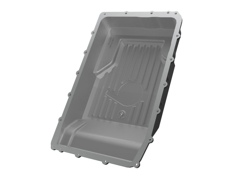 aFe 17-24 Ford F-150 10R60/10R80 Pro Series Rear Transmission Pan Black w/ Machined Fins 46-71330B 46-71330B Photo - Unmounted