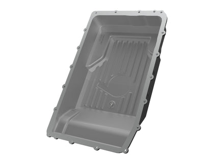 aFe 17-24 Ford F-150 10R60/10R80 Pro Series Rear Transmission Pan Black w/ Machined Fins 46-71330B 46-71330B Photo - Unmounted