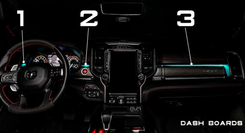 ORACLE Lighting Oracle 19-22 RAM Complete Interior Ambient Lighting ColorSHIFT RGB Conversion Kit 4235-333 4235-333 Product Specifications Sheet