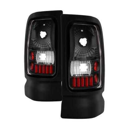 SPYDER Xtune Dodge Ram 1500/2500/3500 94-01 Euro Style Tail Lights Black ALT-ON-DRAM94-BK 5012753 5012753 Photo - Primary