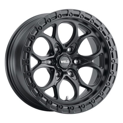 Weld Ledge Six W108 20x9 / 6x139.7 BP / 5 In BS Satin Black Wheel W10809084500 W10809084500 User 1