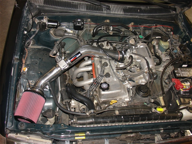 Injen 97-99 Tacoma 4 Cyl. only Polished Power-Flow Air Intake System PF2010P PF2010P Photo - Mounted