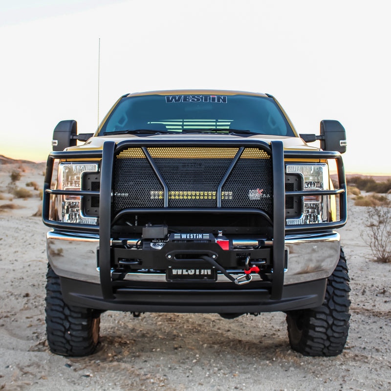 Westin HDX Winch Mount Grille Guard 57-93905 Photo - Mounted