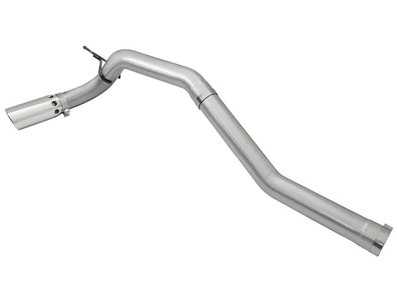 aFe  POWER LARGE BORE HD 4" DPF-Back SS Exhaust System w/Polished Tip 49-46113-P Photo - Unmounted