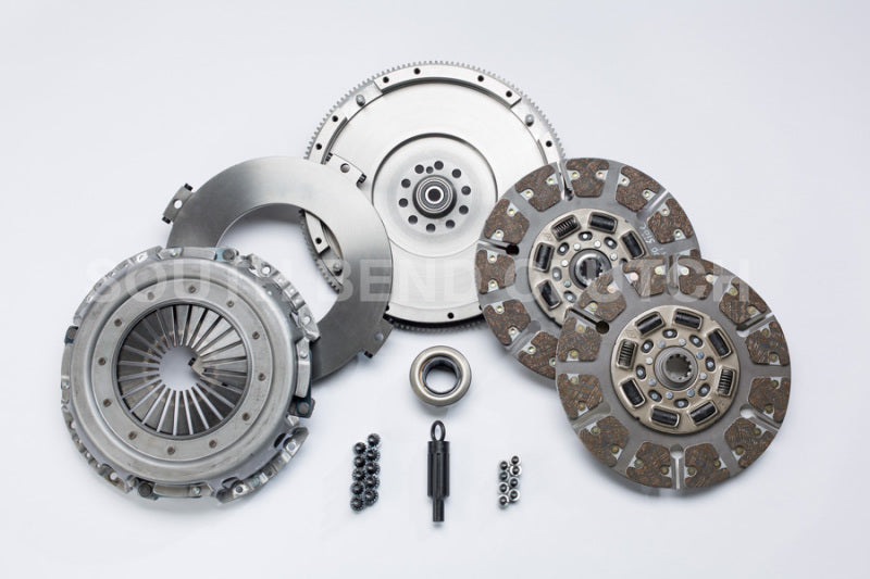 South Bend Clutch 94-98 Ford 7.3 Powerstroke ZF-5 Street Dual Disc Organic Clutch Kit SFDD3250-5-ORG SFDD3250-5-ORG Photo - Primary