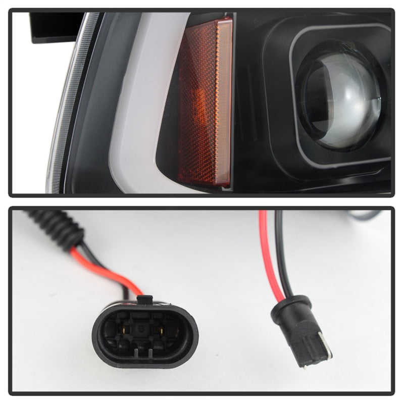Spyder Dodge Charger 06-10 Projector Headlights - LED Light Bar - Black PRO-YD-DCH05V2-LB-BK 5085245 5085245 Photo - Unmounted