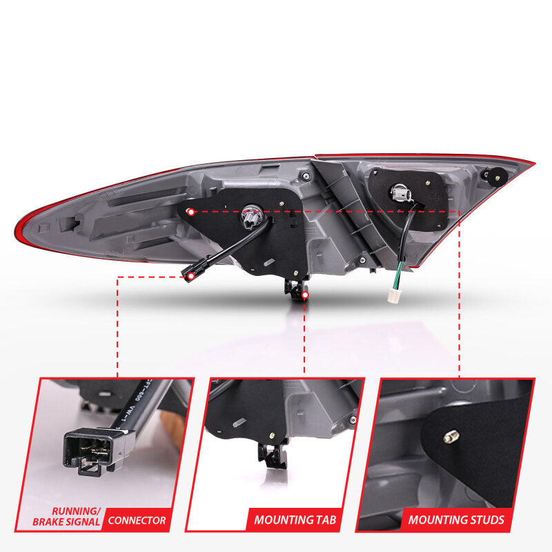 Anzo 2015-2016 Toyota Camry LED Taillights Smoke 321336 Photo - Unmounted