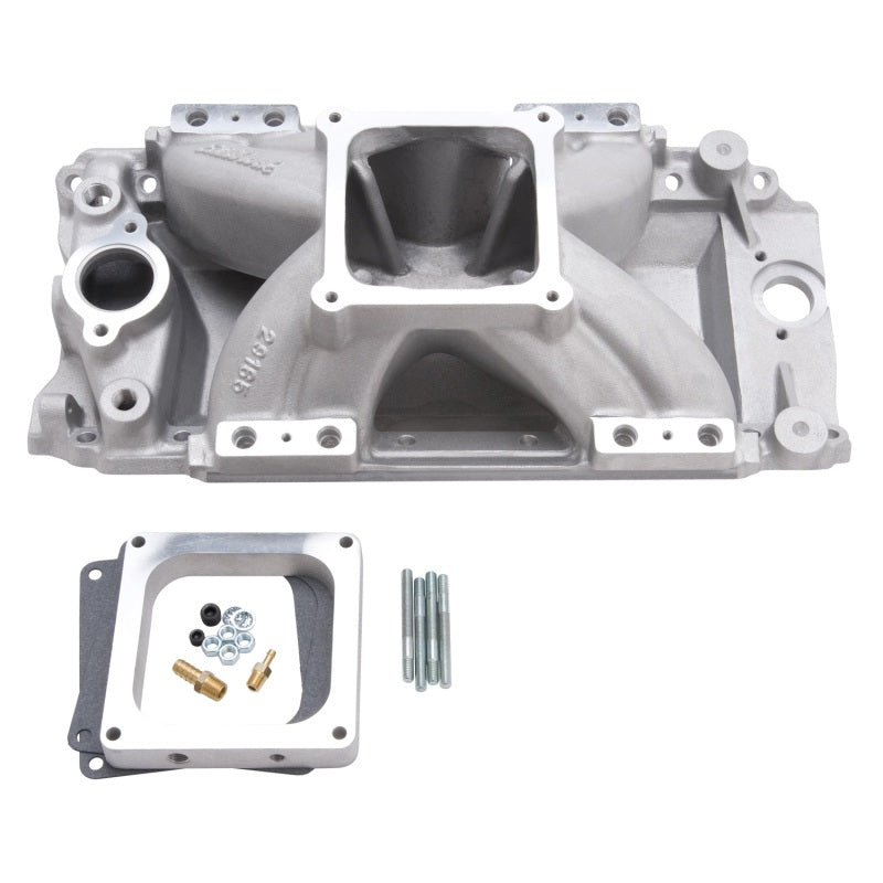 Edelbrock BBC Tall Deck Victor EFI Manifold Dominator Flange 29165 Photo - Primary