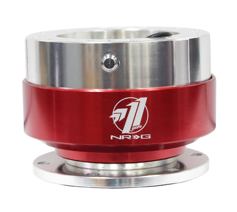 NRG Quick Release - Silver Body/Red Chrome Ring SRK-100RD Photo - Primary