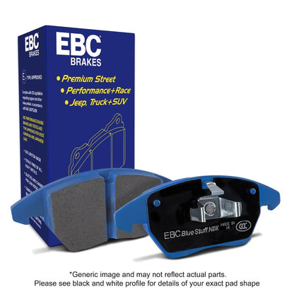 EBC 13-14 Audi RS7 4.0TT (w/Cast Iron Rotors & Trapezoid Weights) Bluestuff Front Brake Pads DP52081NDX DP52081NDX Photo - Primary