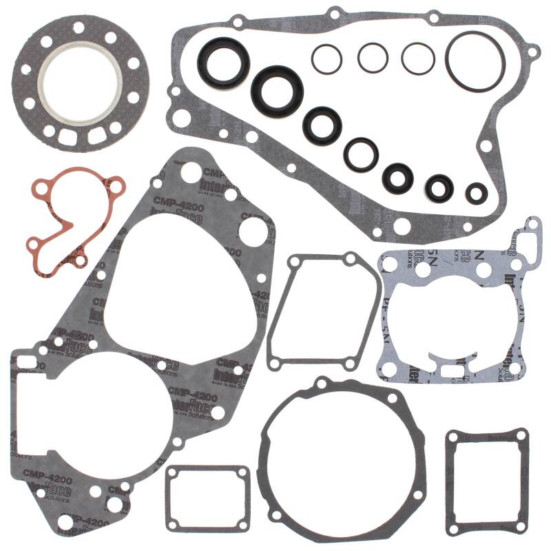Vertex Pistons Vertex Gaskets 87-88 Suzuki RM125 Complete Gasket Kit w/ Oil Seals 811546 811546 Photo - Primary
