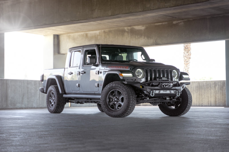 DV8 Offroad 07-18 Jeep Wrangler JK / 18-23 Wrangler JL / 20-23 Gladiator JT MTO Series Front Bumper FBJL-12 FBJL-12 Photo - Unmounted