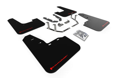 Rally Armor 18-22 Ford Fiesta ST MK8 Black UR Mud Flap w/ Red Logo MF60-UR-BLK/RD MF60-UR-BLK/RD Photo - Primary