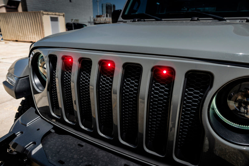 ORACLE Lighting Oracle Pre-Runner Style LED Grille Kit for Jeep Wrangler JL - Red 5870-003 5870-003 Photo - Primary