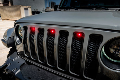 ORACLE Lighting Oracle Pre-Runner Style LED Grille Kit for Jeep Wrangler JL - Red 5870-003 5870-003 Photo - Primary