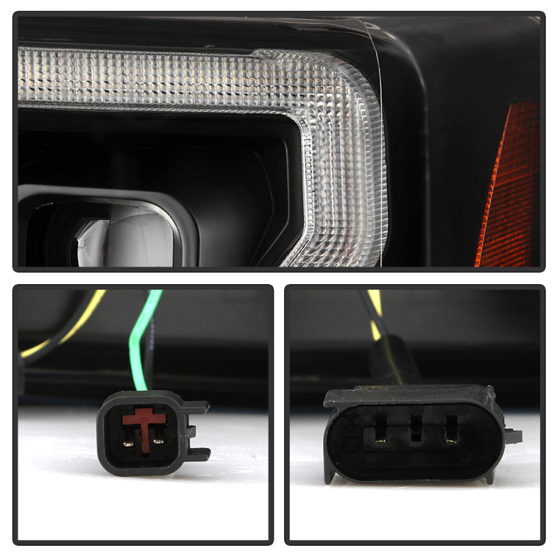 Spyder Ford F-250/F-350/F450 17-18 Full LED Headlights Chrome PRO-YD-FS17HALAP-SEQ-BK 5087430 5087430 User 4