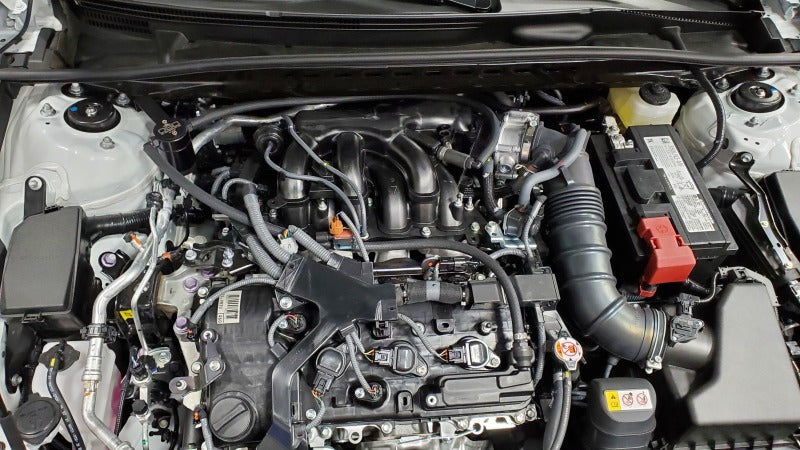J&L 18-23 Toyota Camry 3.5L V6 Oil Separator 3.0 Passenger Side - Black Anodized 3116P-B 3116P-B Photo - Close Up