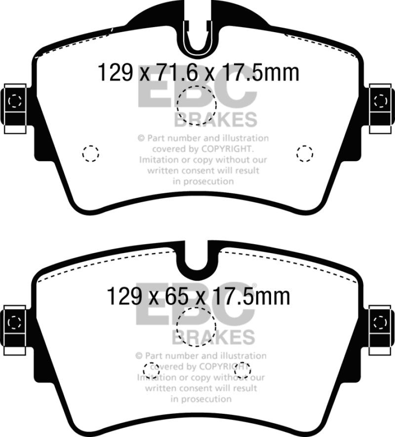 EBC 14+ Mini Hardtop 2.0 Turbo Cooper S Yellowstuff Front Brake Pads DP42227R Photo - Primary