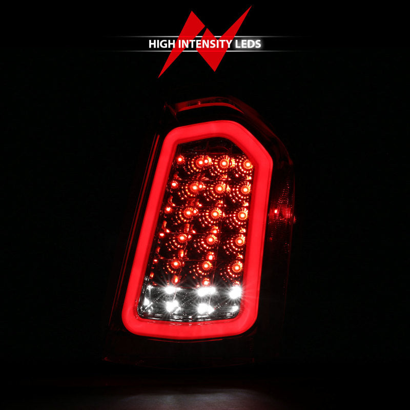 Anzo 11-14 Chrysler 300 Led Taillights Chrome w/ Sequential 321344 Photo - Unmounted
