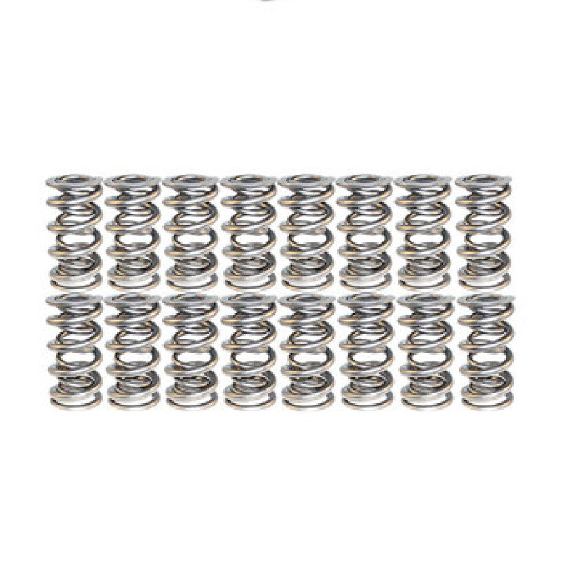 Manley Oval Track Chrome Silicone Double w/ Damper 16pc Valve Springs 1.550 OD 22441-16